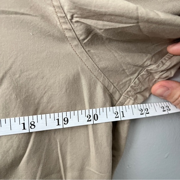 Uniqlo Brown Button Down Short Sleeve Polo - Medium - Picture 10 of 12